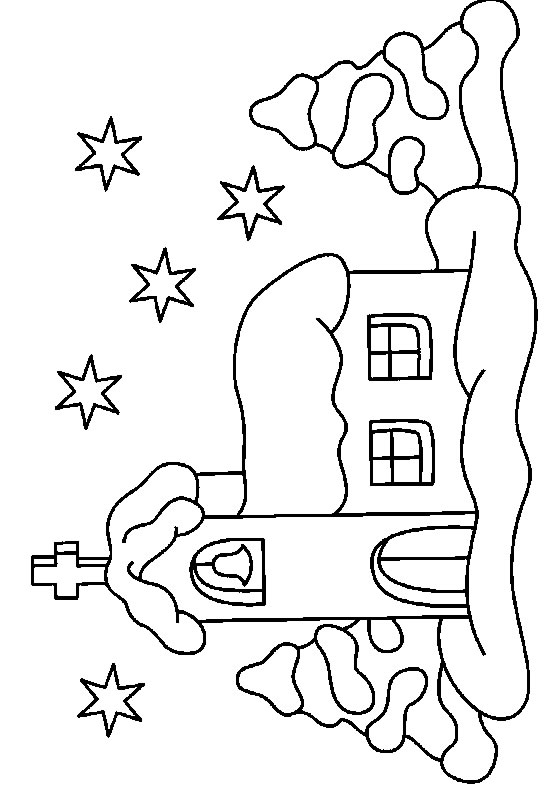 Kościół kolorowanki